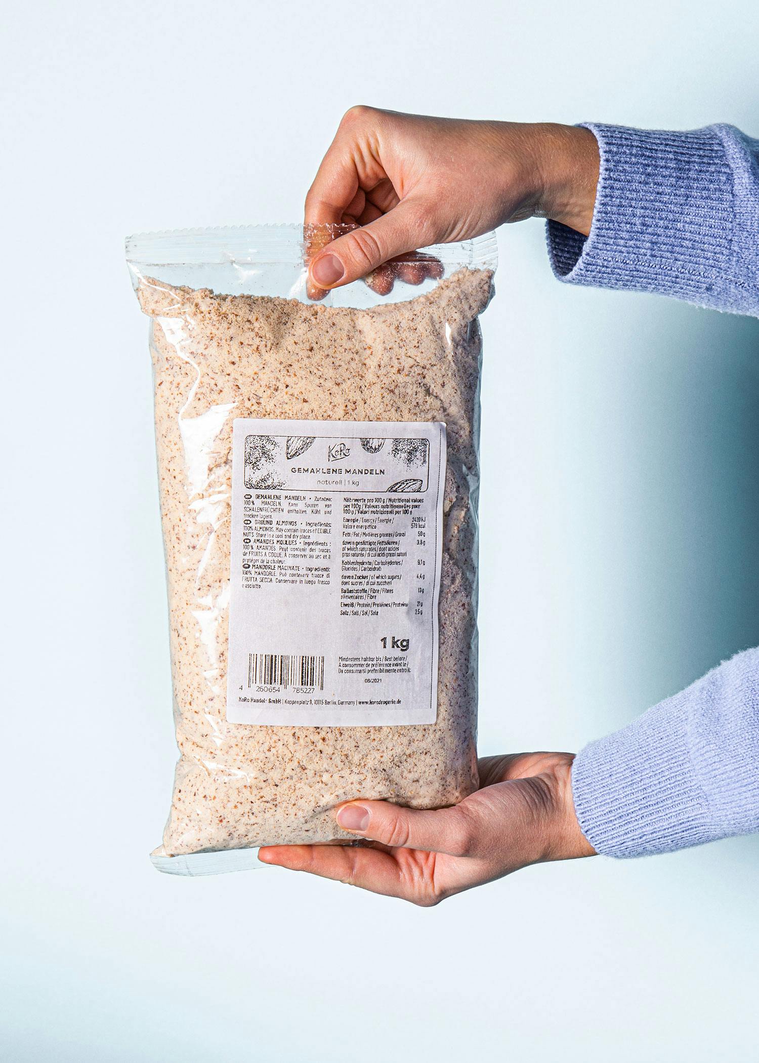 Gemahlene Mandeln 1 kg