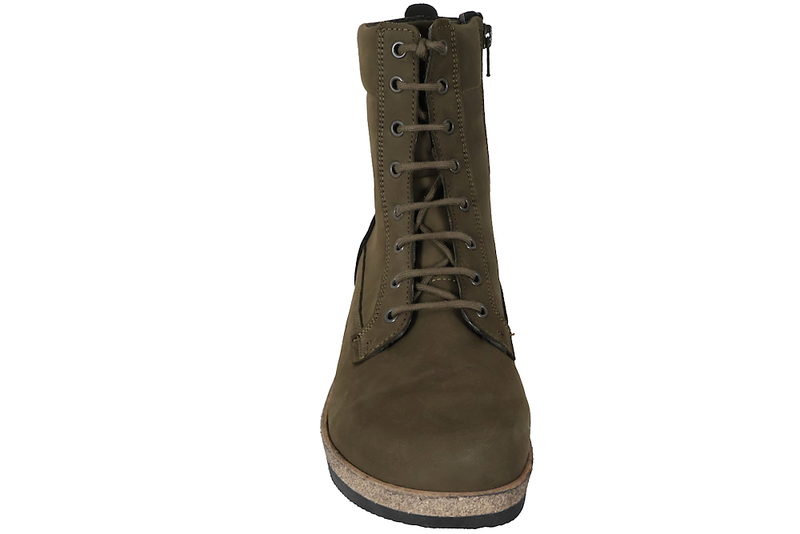 NEW FEET ANKELSTØVLE I GRØNT NUBUCK