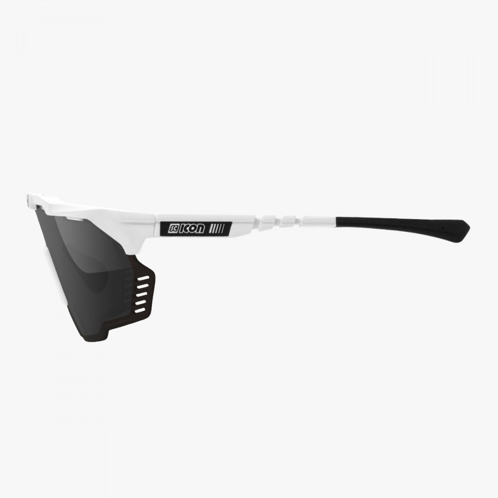 Scicon Aeroshade Kunken cykelbriller White Gloss Photochromic
