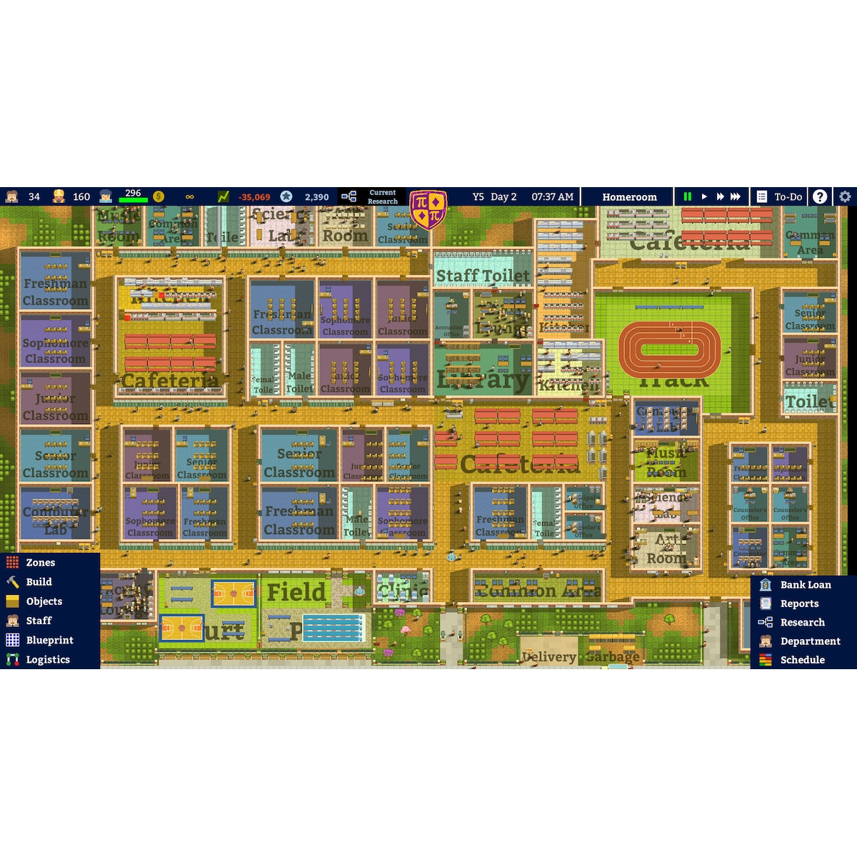 Academia : School Simulator - PC Windows,Mac OSX,Linux