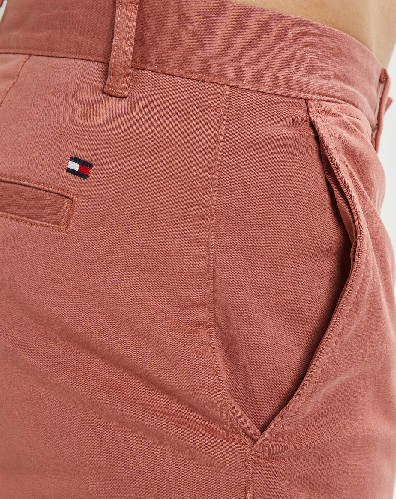 Tommy Hilfiger Pantalon Bleecker Th Flex Satin Gmd rose