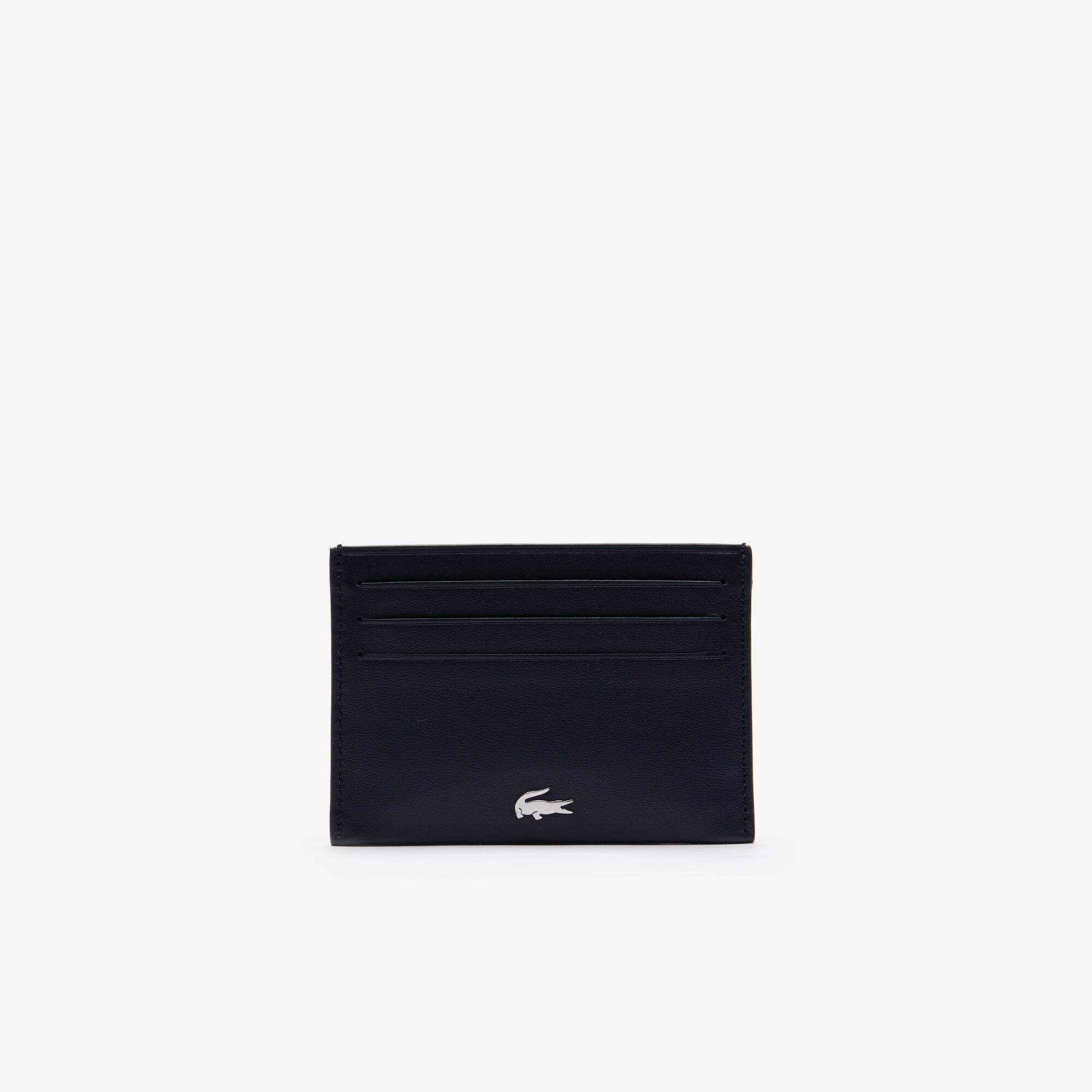 Unisex FG Kartenetui aus Leder Brieftaschen - Blau - Lacoste - Unisex