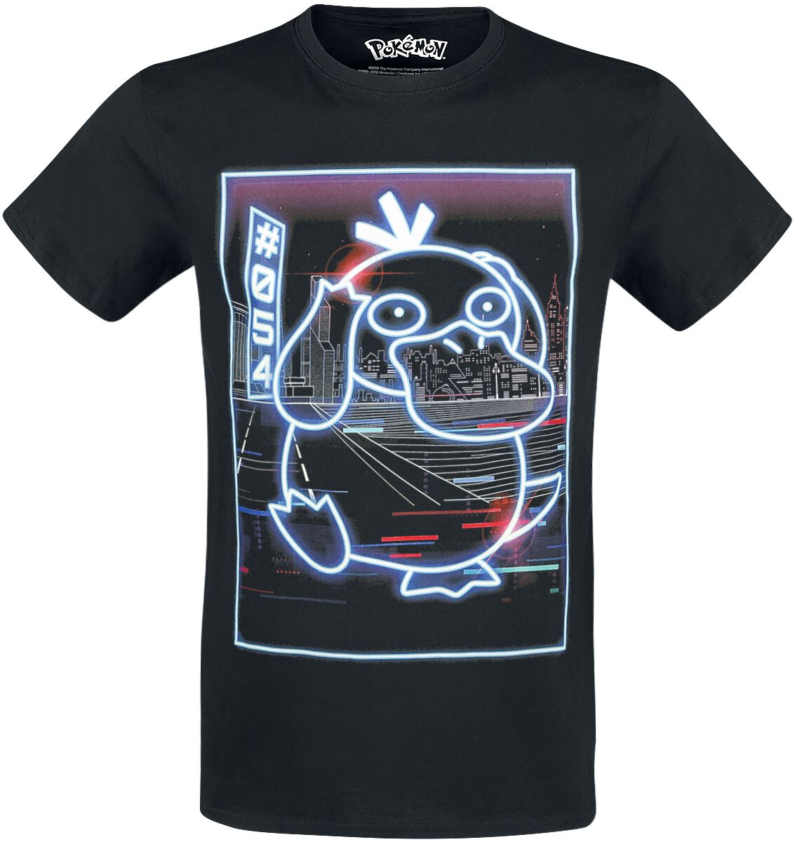 Psykokwak - Néon | Pokémon T-Shirt Manches courtes
