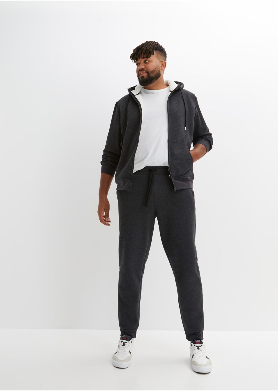 Gilet sweat thermo avec doublure peluche