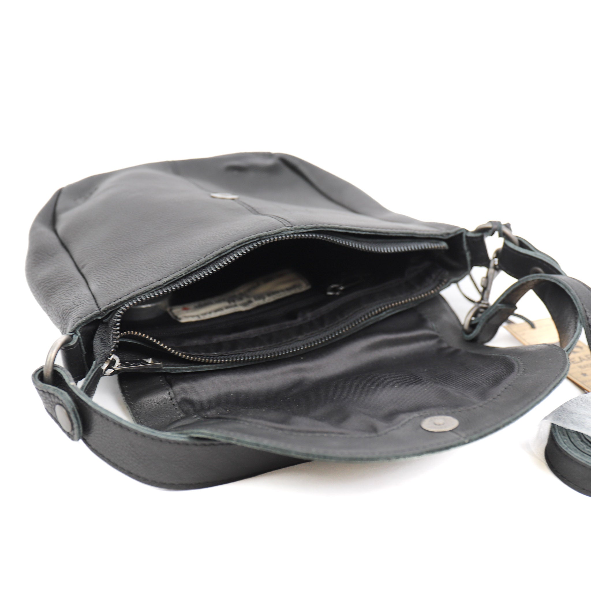 Hand-/schoudertas 'Len' zwart BLACK