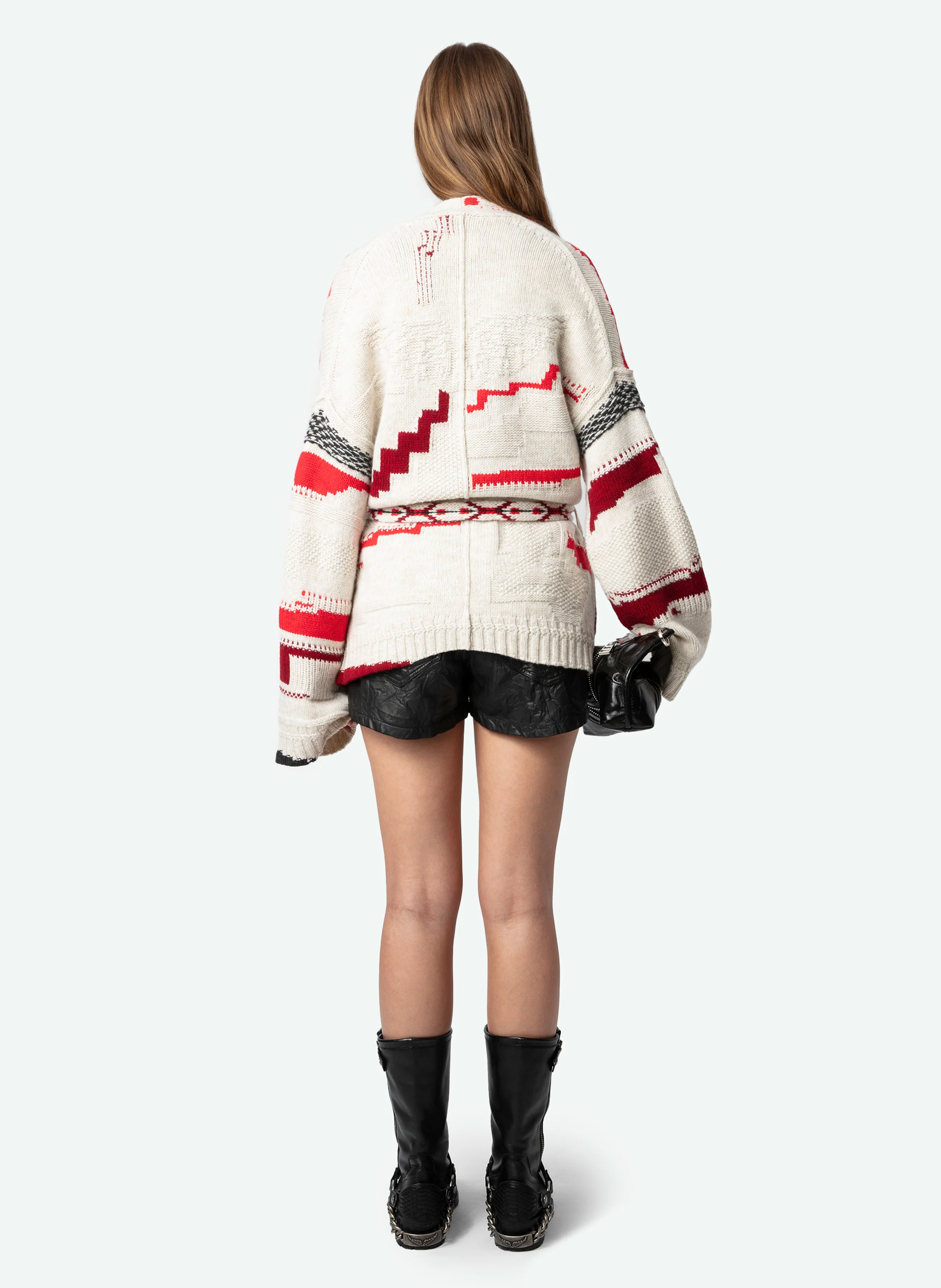 ASPEN -Gilet en laine mérinos et cachemire | Beige