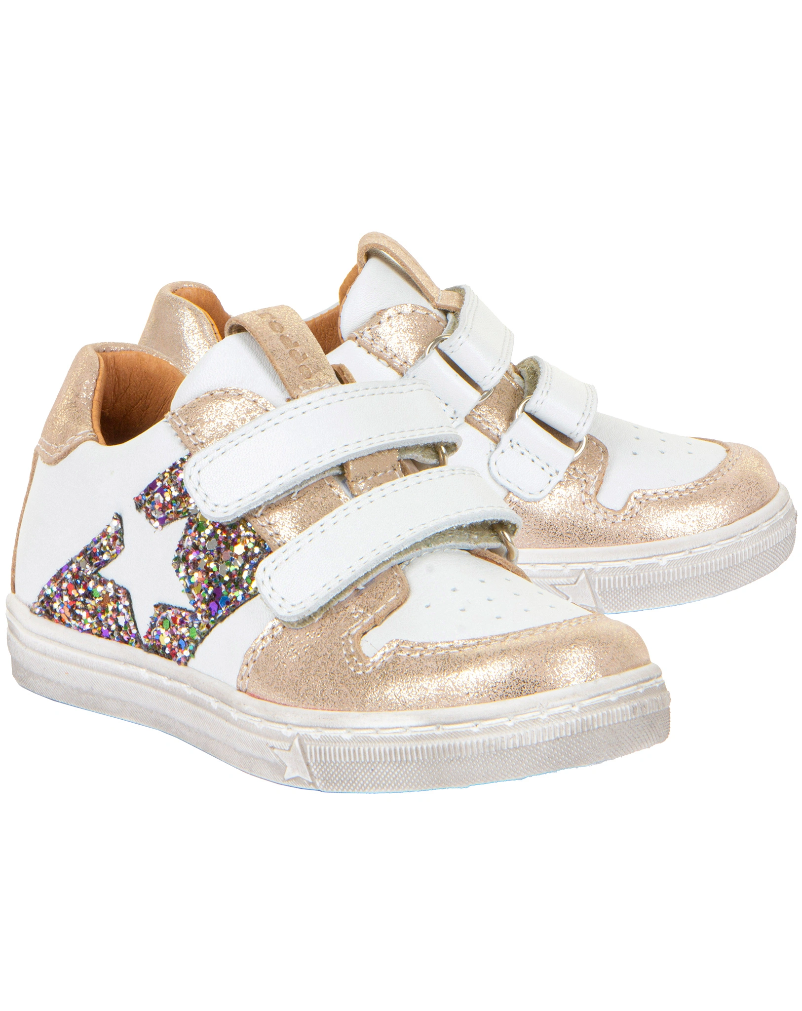 Klett-Halbschuhe DOLBY STAR in gold