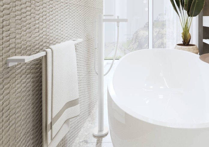 Hansgrohe AddStoris handdoekrek wit mat