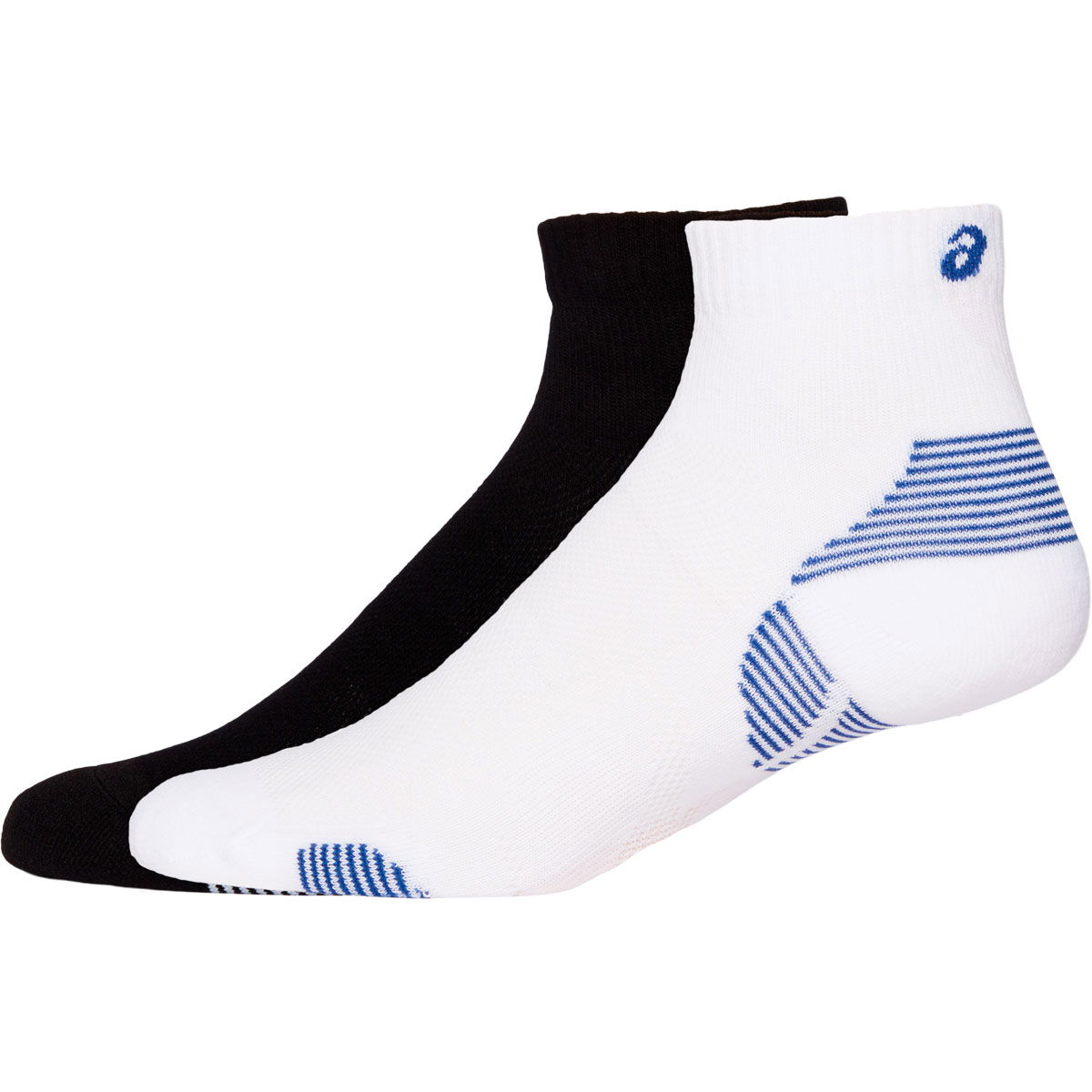 Asics Cushion Run Quarter 2-Pak Løbestrømper