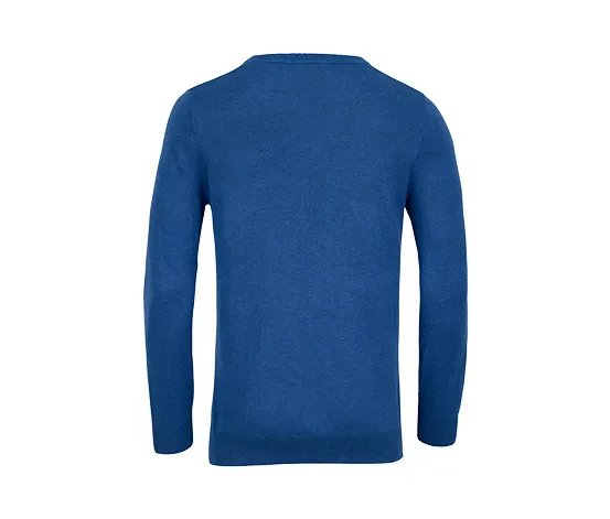 Leinen-Pullover, royalblau