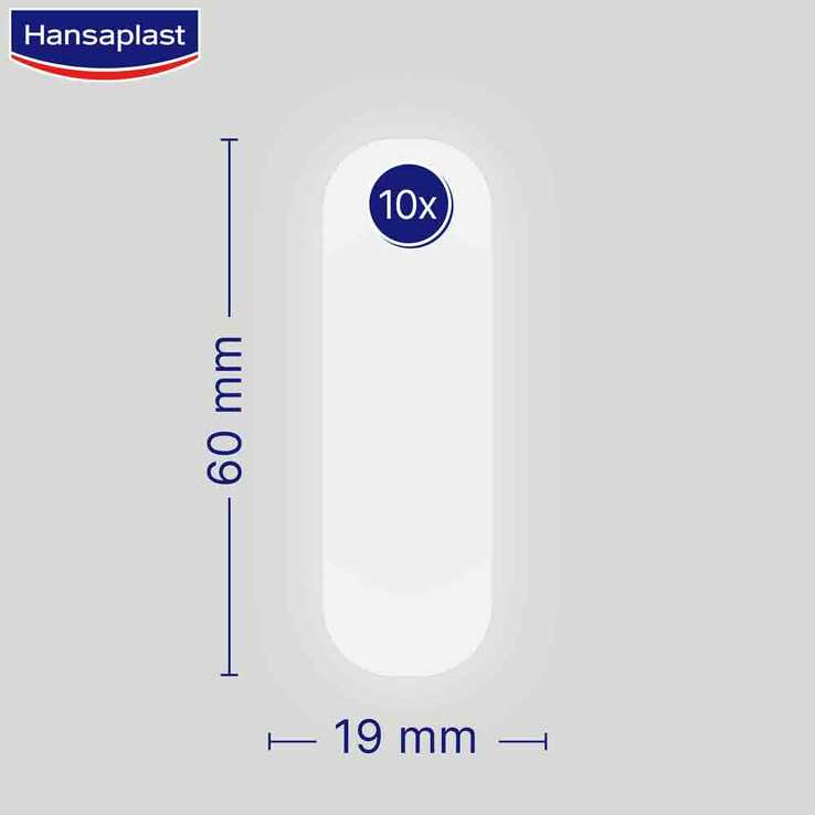 Hansaplast Zweite Haut Schutz Pflaster klein, 10 St