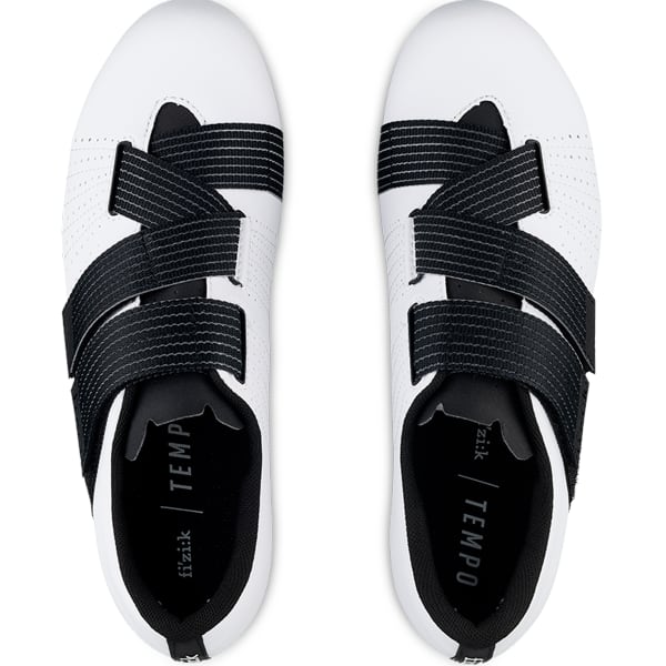 Chaussure vélo route FIZIK TEMPO POWERSTRAP R5 WHITE/BLACK