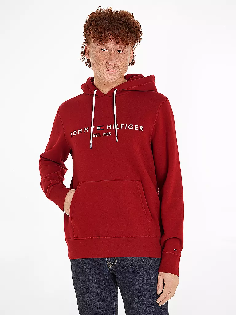TOMMY HILFIGER Kapuzensweater - Hoodie rot