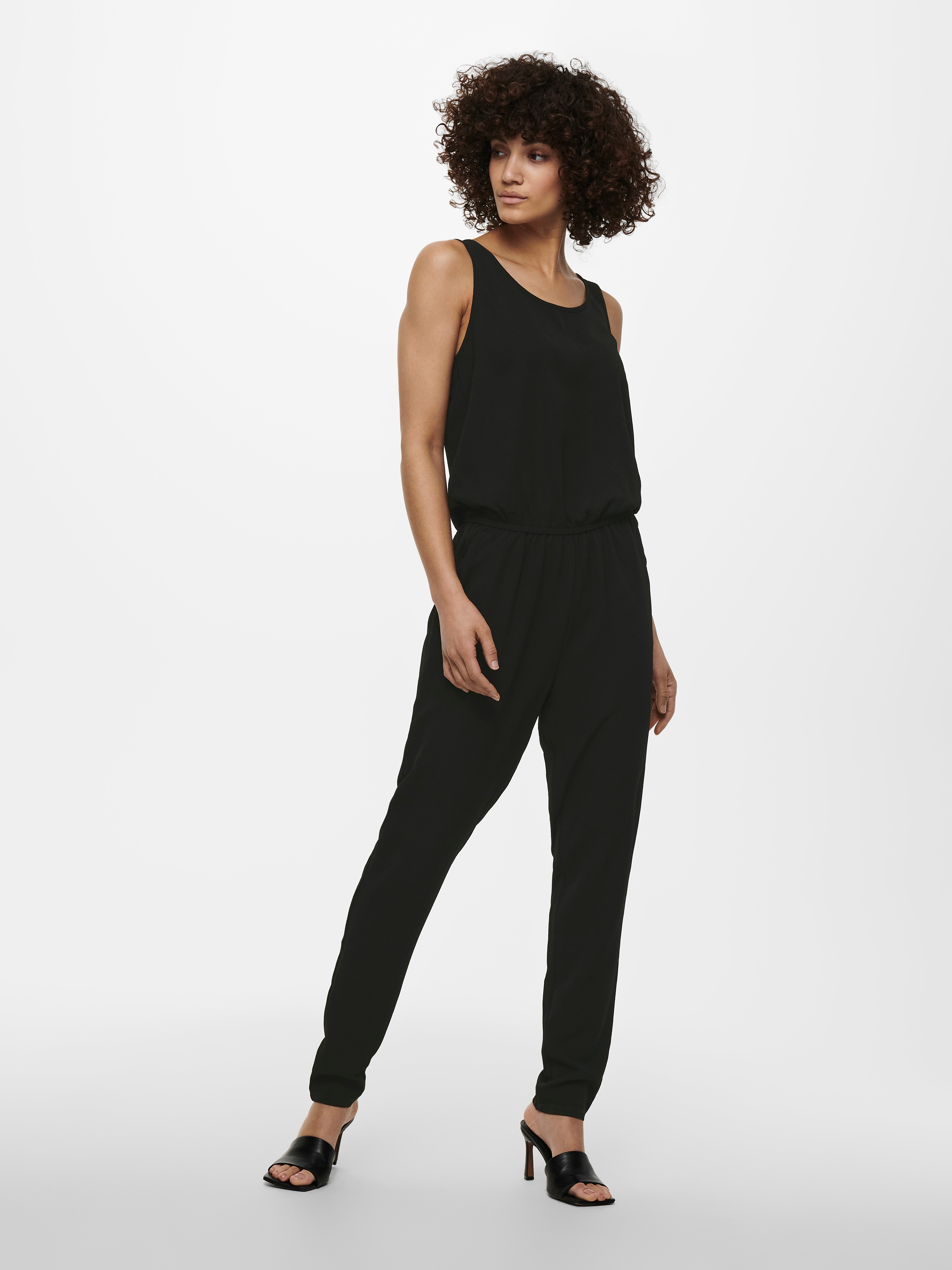 ONLNOVA Mittlere Taille Jumpsuit Black