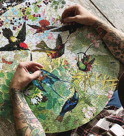 Eeboo Puzzlespiel - 500 Teile - Hummingbirds