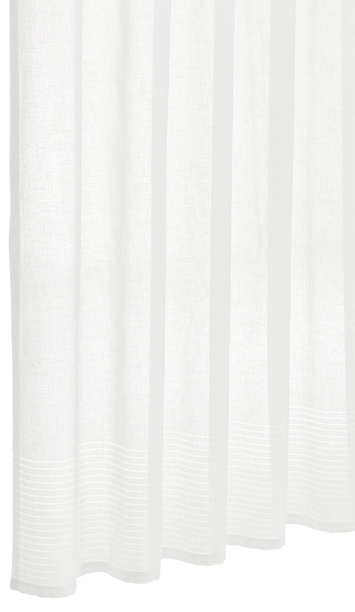 ALINA Fertigvorhang Tag - Weiss / B: 210.0 cm x H: 150.0 cm