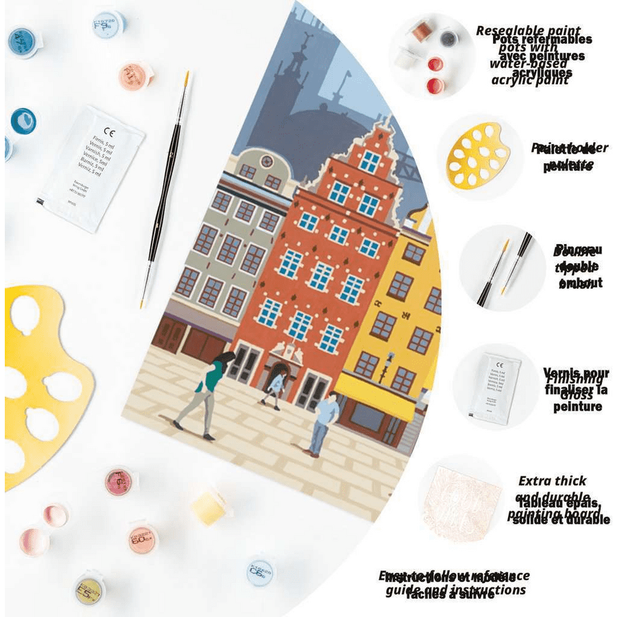 Ravensburger Colorful Stockholm bunt