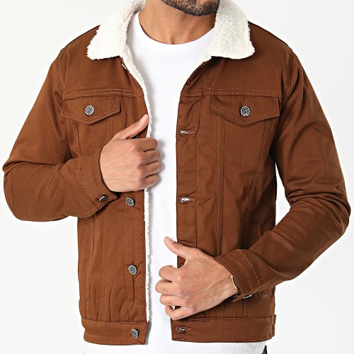 Veste Jean Col Mouton 7004 Marron