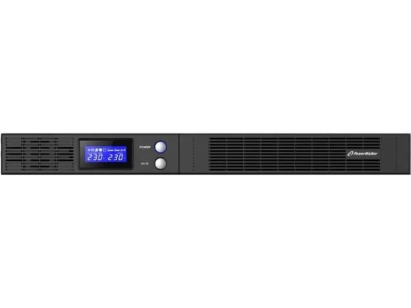 PowerWalker VI 500 R1U - UPS (rackversion) - AC 165-290 V - 300 Watt - 500 VA - 7 At - RS-232, USB - output-stikforbindelser: 4 - 1U - 19