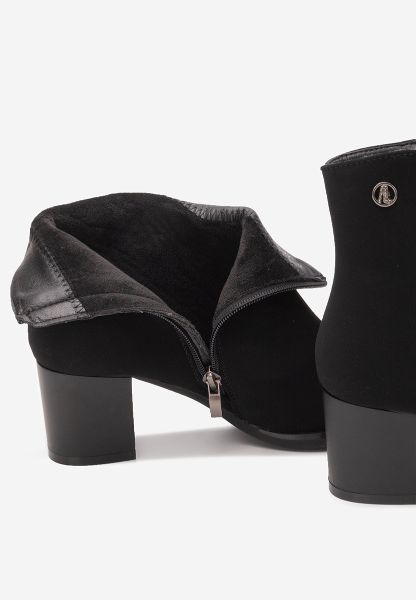 Bottines femme à talon noires Paulene V2