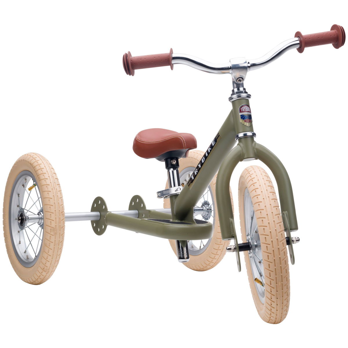 TrybikeTrybike   Steel Bike 2in1 matt Vintage Green