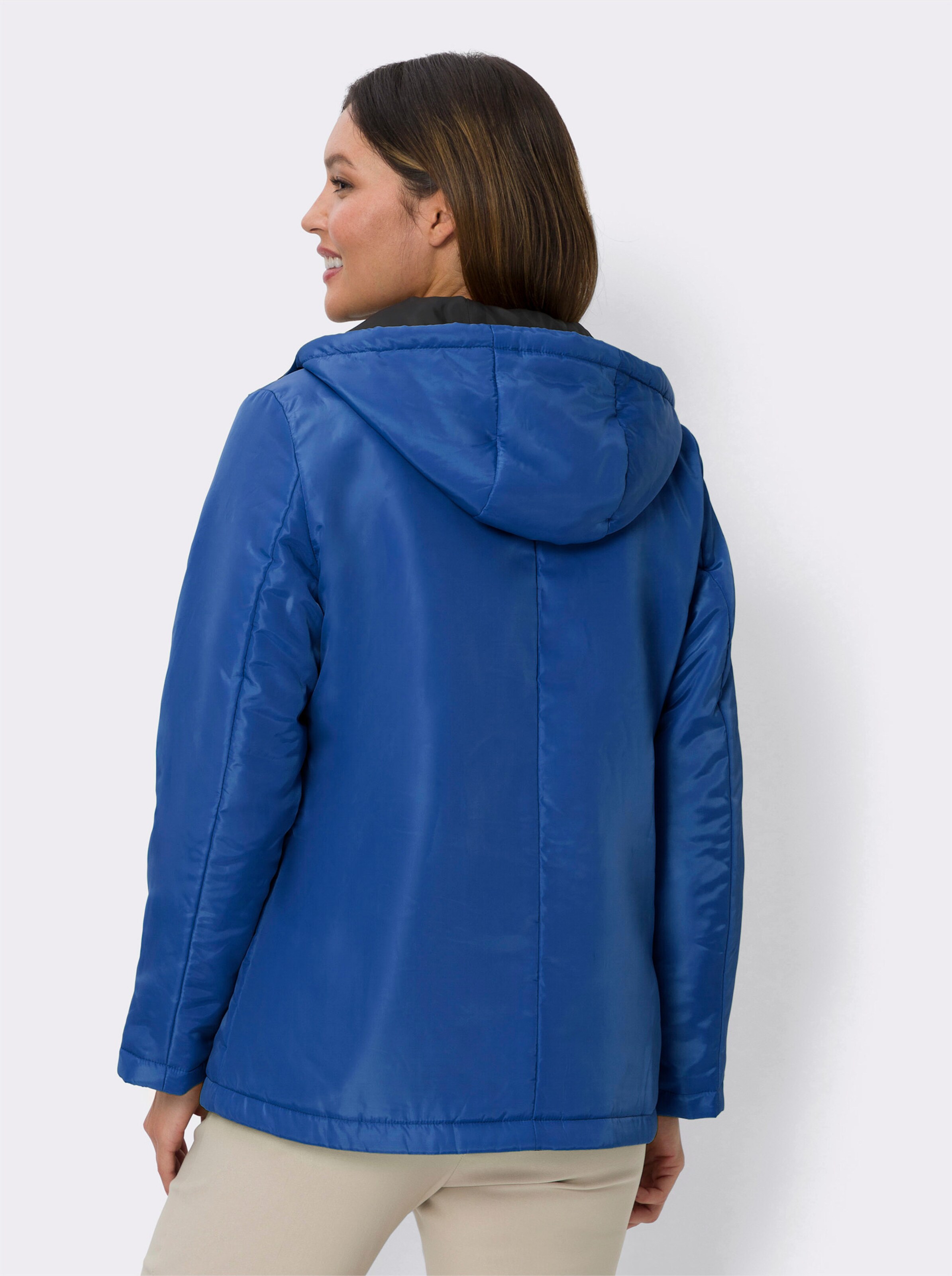 Jacke mit Kontrast-Akzenten