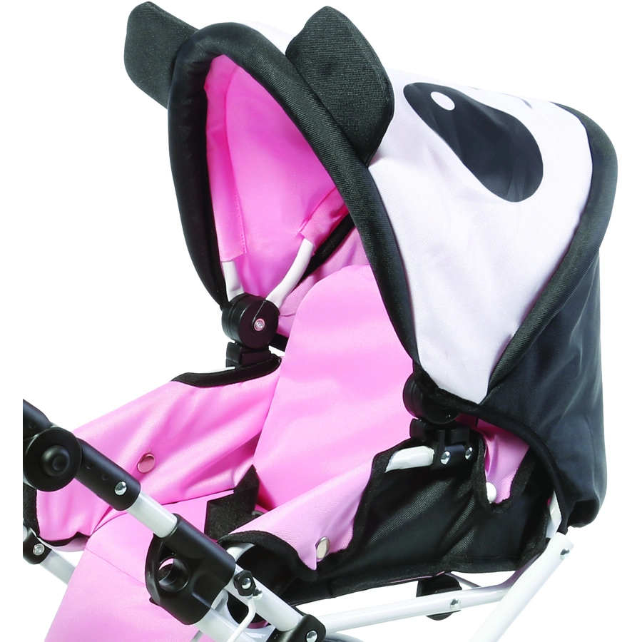 knorr toys® Puppenwagen Ruby - Panda schwarz