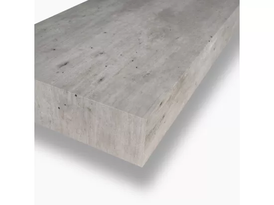 Ensemble de salle de bain 4 pièces ASTRA ciment/blanc