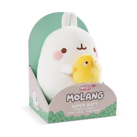 NICI Kuscheltier MOLANG mit Piu Piu in Geschenkverpackung, 24 cm