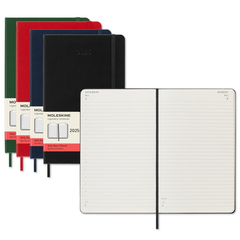 Moleskine Tageskalender 12 Monate Daily Planner