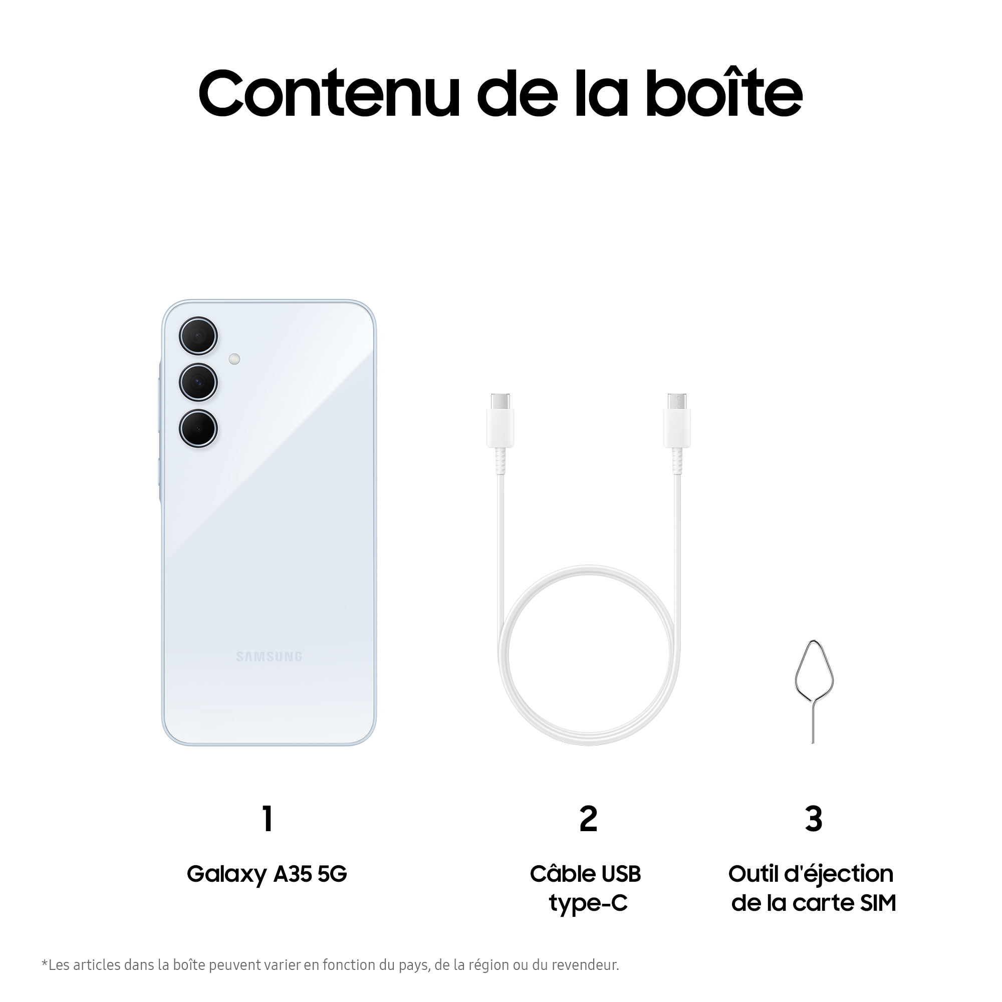 Samsung Galaxy A35 - 5G - 6/128Go - Bleu