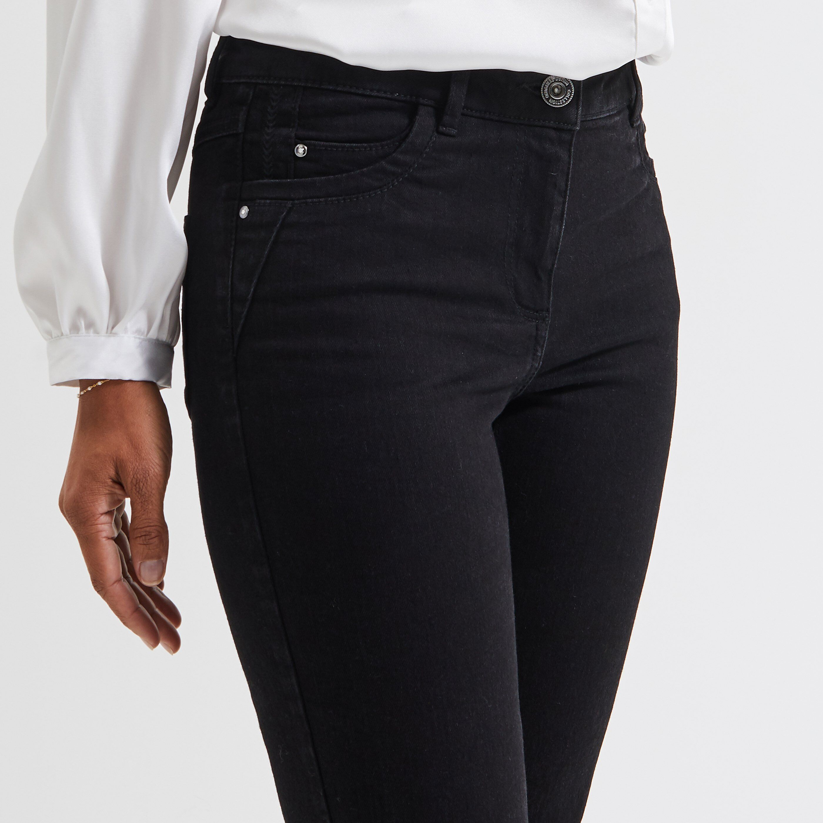 Jean bootcut femme BALI - BLACK