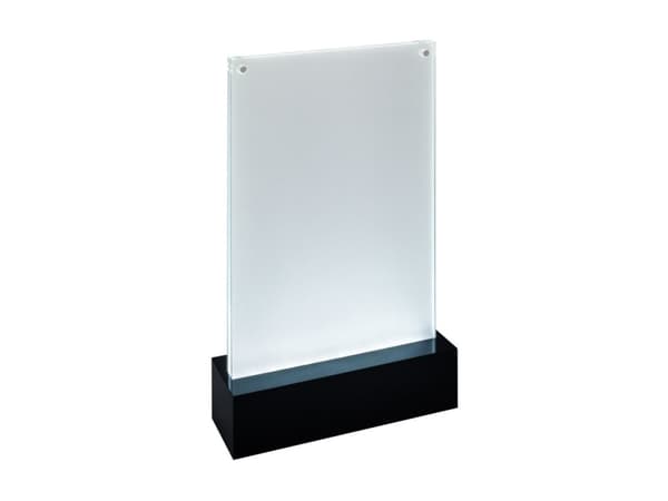 Sigel TA422, Bilderammesett, Akryl, Sort, Gjennomsiktig, 14,8 x 21 cm, Rektangulær, LED
