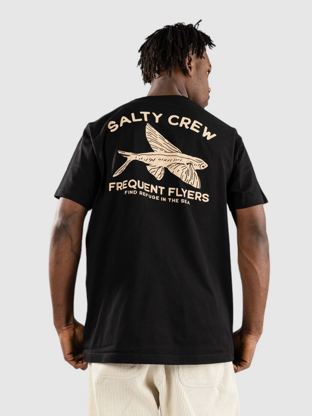 Salty Crew Frequent Flyer Premium T-Shirt black