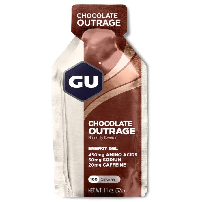 GU Energy Unisex Energi-gels Gel (Chocolate Outrage)
