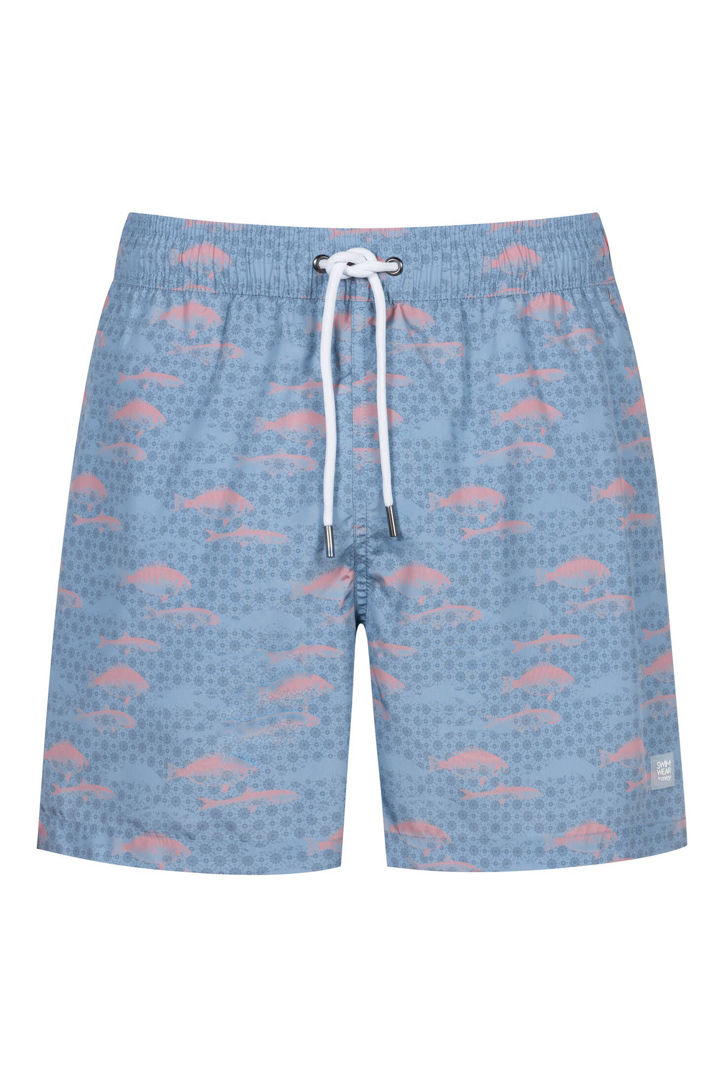 mey| Herren Badeshorts Serie School of Fishes
