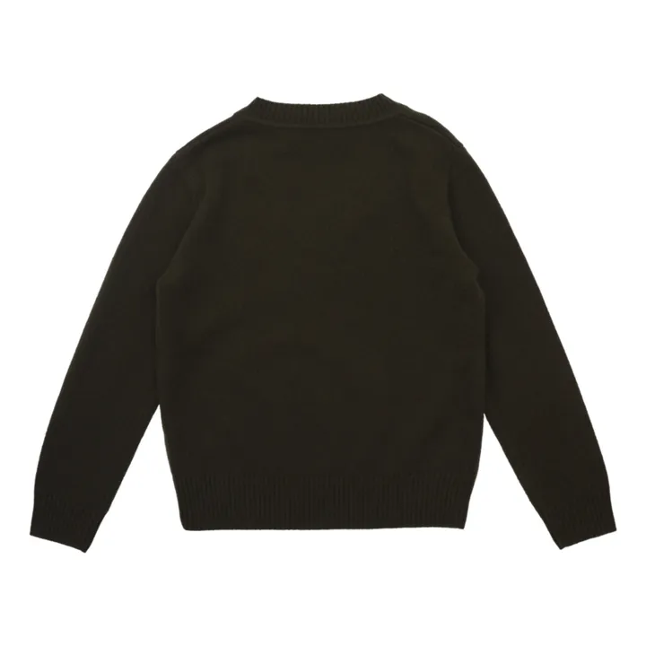Holmm Pull Cachemire Fall | Vert kaki