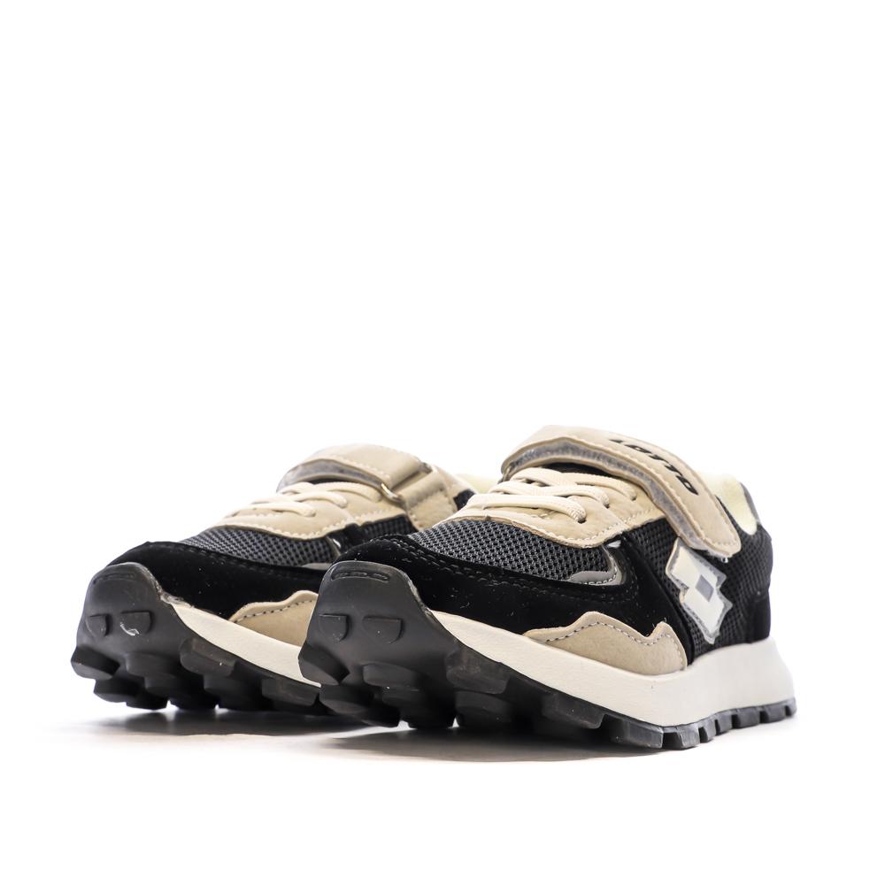 Lotto Baskets Noir/Beige Garçon Lotto Capri