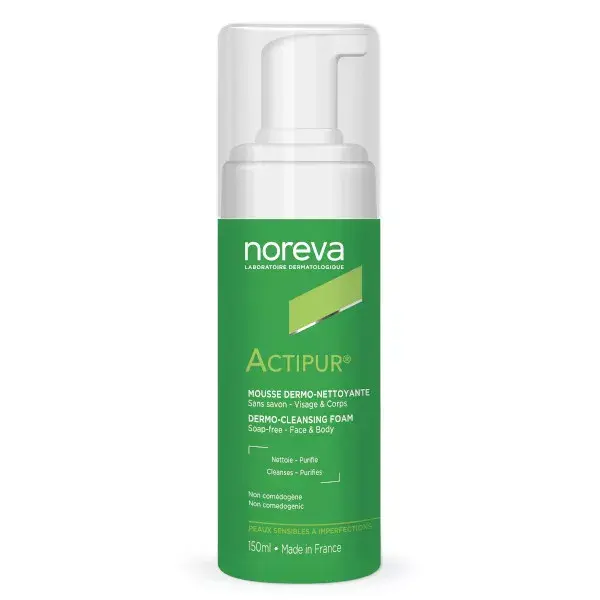 Noreva Actipur Mousse Dermo-nettoyante Visage 150ml