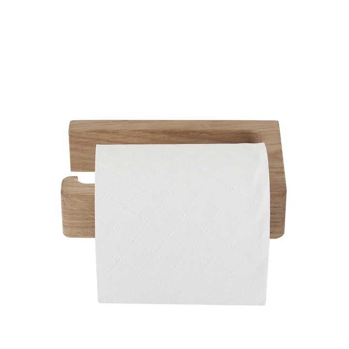 Andersen Furniture - Toilettenpapierhalter, Eiche weiss pigmentiert geölt