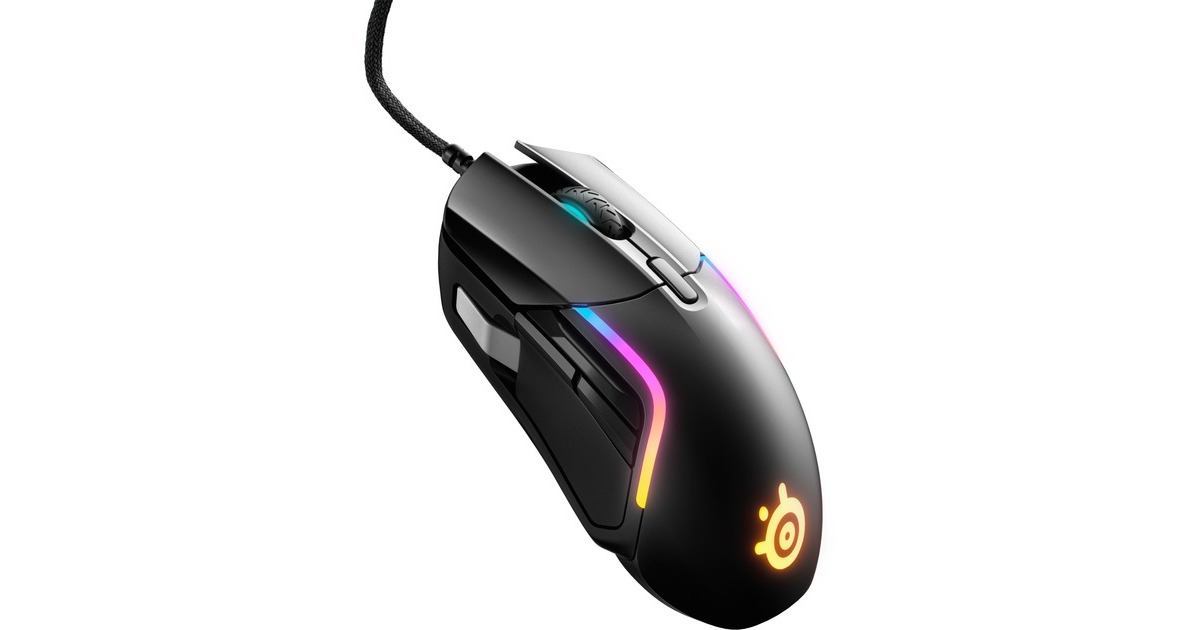 SteelSeriesRival 5 gaming muis  (Zwart, RGB leds)