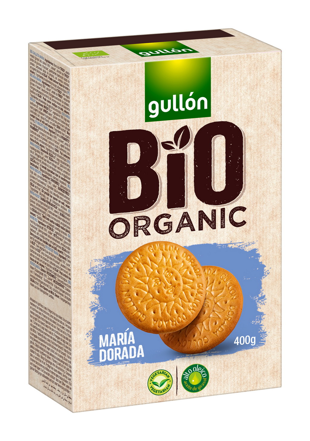 BOLACHA GULLON MARIA DOURADA BIO 400G