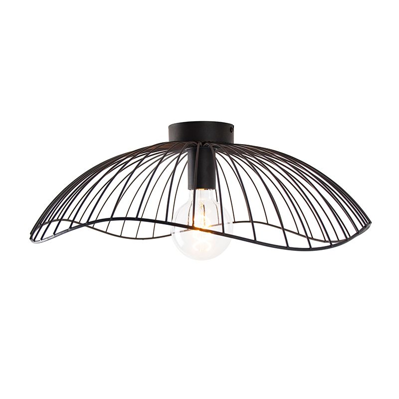 Design plafondlamp zwart 50 cm - Pua