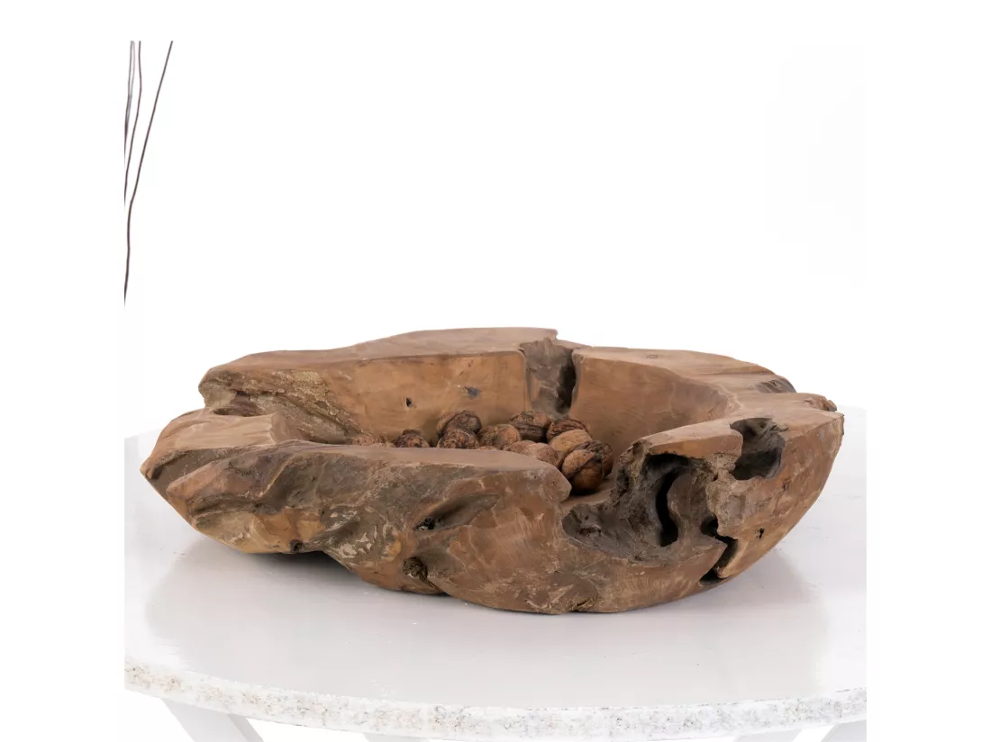 BOL DÉCORATIF TEAKROOTS 40 racine de teck couleurs naturelles