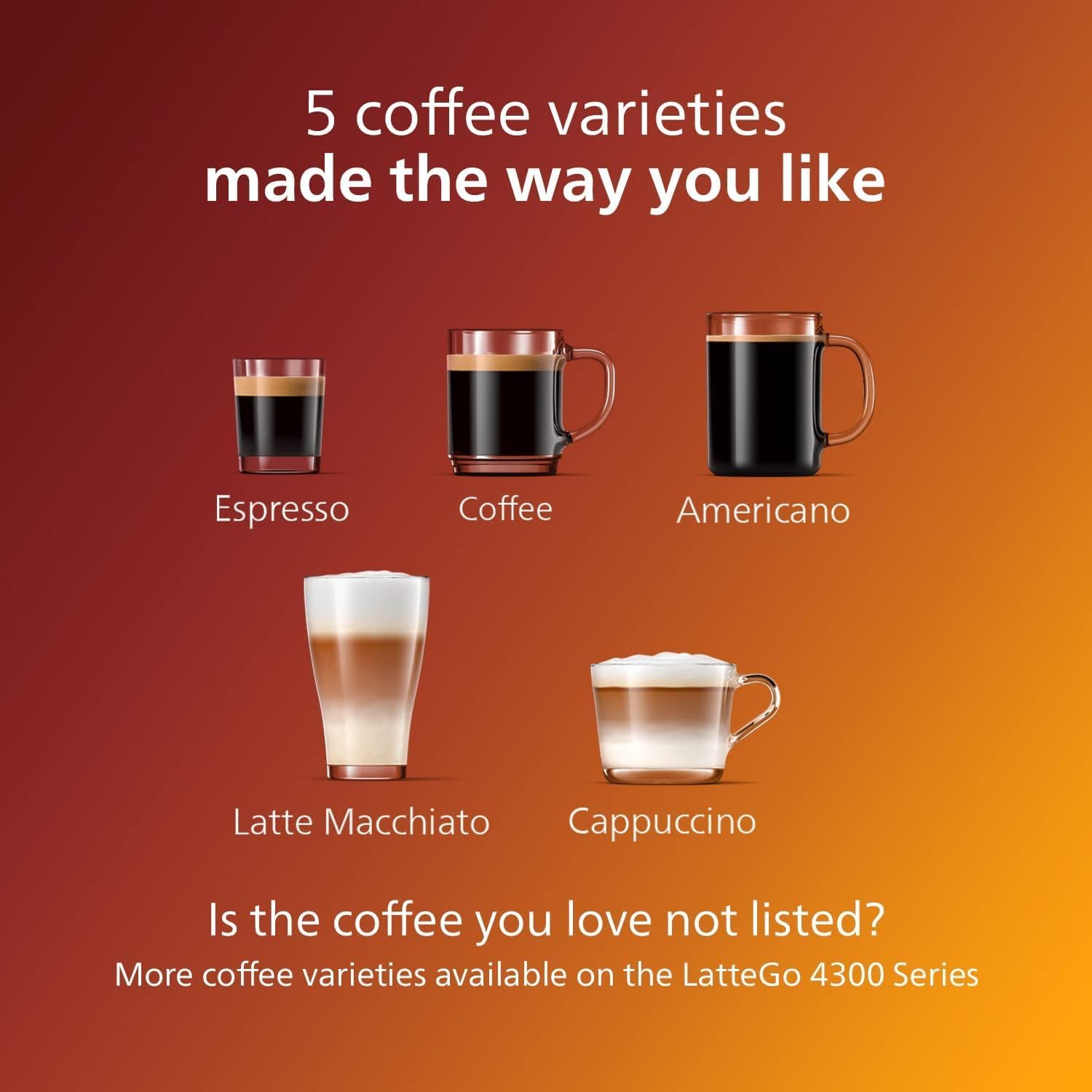 Máquina de café expresso totalmente automática PHILIPS Série 3200 - Espumador de leite LatteGo, 5 variedades de café, visor tátil intuitivo, preta (EP3241/54)