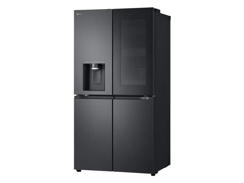 LG GMG960EVJE - Køleskab/fryser - frans dør-bundfryser med vanddispenser, isdispenser - Wi-Fi - bredde: 91.4 cm - dybde: 72.9 cm - højde: 179.2 cm - 638 liter - Klasse E - essens sort stål