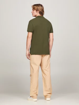 Polo Classic Fit Badge em Piqué Camurçado