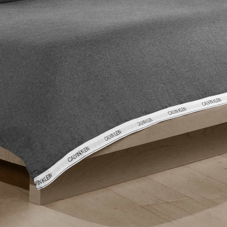 Calvin Klein Classic Logo sengesæt Heathered charcoal