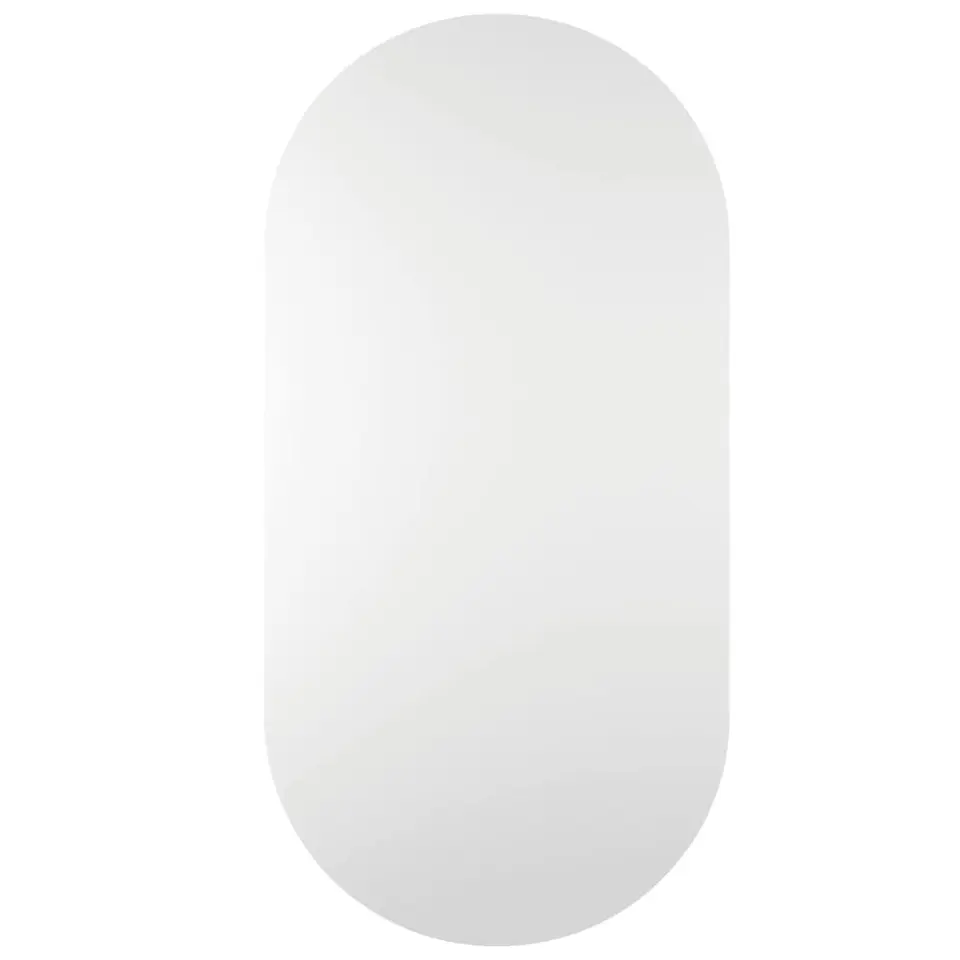 vidaXL - Wandspiegel - Wit - Glas - 100 x 50 cm