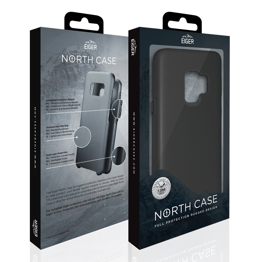 iPhone SE (2022/2020) / 8 / 7 / 6S North Case Premium Hybrid Schutzhülle (EGCA00102) - Schwarz